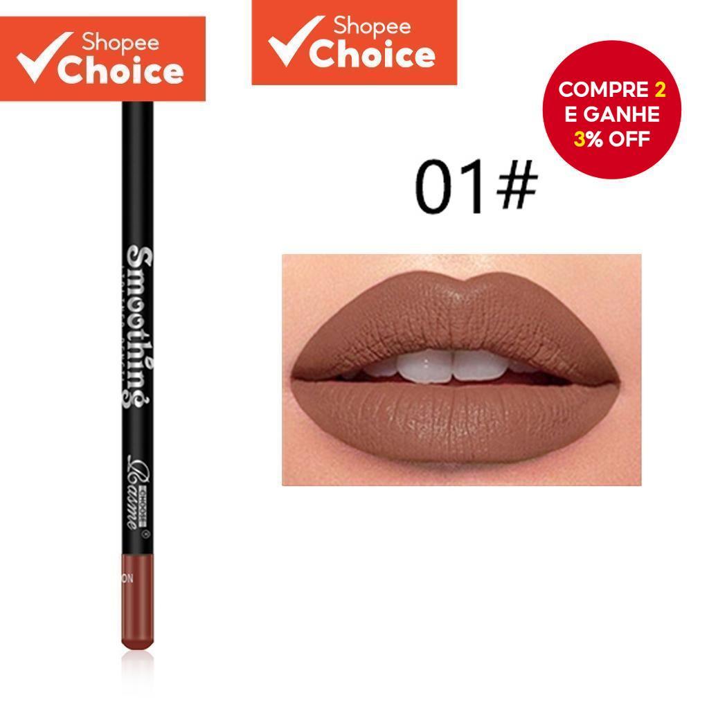 Delineador Labial Multicolorido De Doze Cores , Hidratante Opcional , Cor Natural , Fácil Maquiagem , Caneta Batom