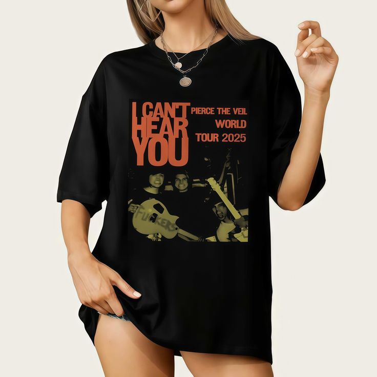 「Mina Hana」Camiseta Unissex Pierce The Veil Banda Rock Estampa Exclusiva Confortável Linda Estilosa Moda