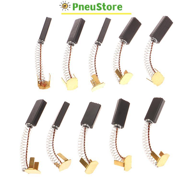 haostone 10 Pçs 4 * 8 * 18mm Motor Escova De Carbono Máquina Selagem Centrífuga Acessórios Ferramenta Elétrica tiu9