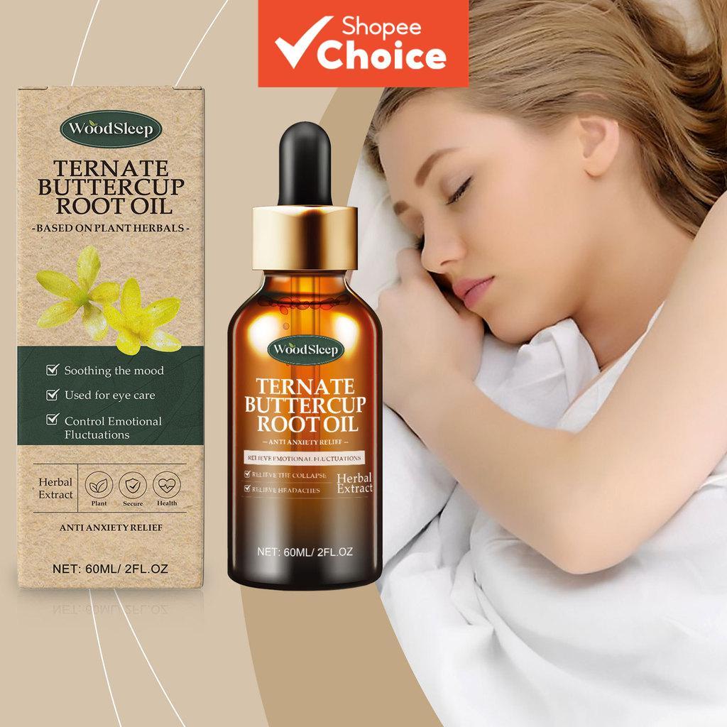 Óleo de Relaxamento Profundo para o Sono, Extrato de Coco e Botão-de-Ouro para Rituais Noturnos Calmantes, Massagem para