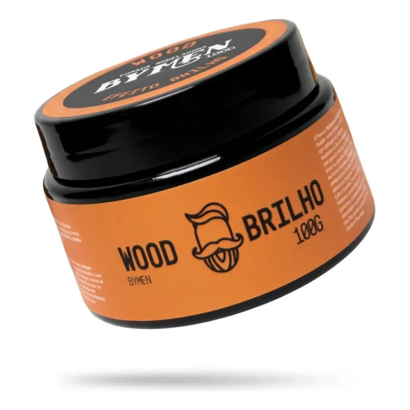 Pomada Modeladora Efeito Brilho/molhado - Linha Wood 100g