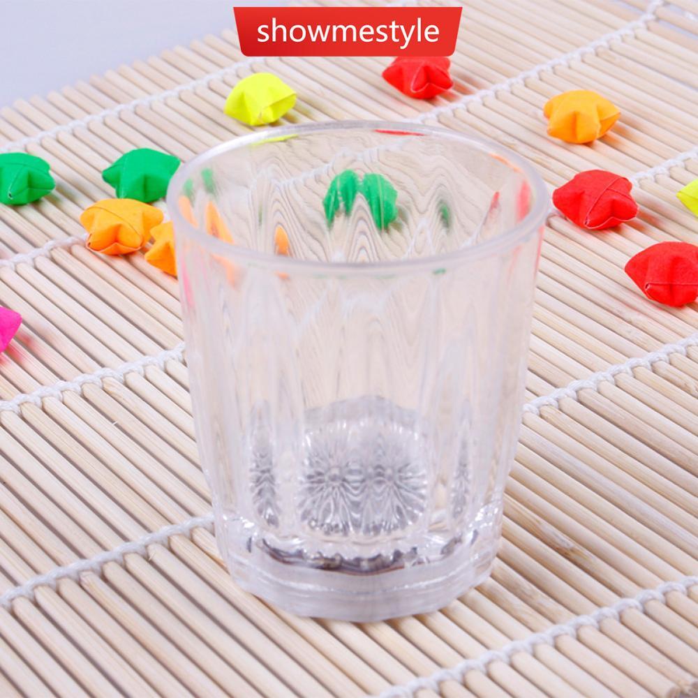 SMS 1Pc 50ml Mini LED Piscando Plástico Bebida Vinho Copo Bar Decorativo Festa Clube Caneca D2Y6