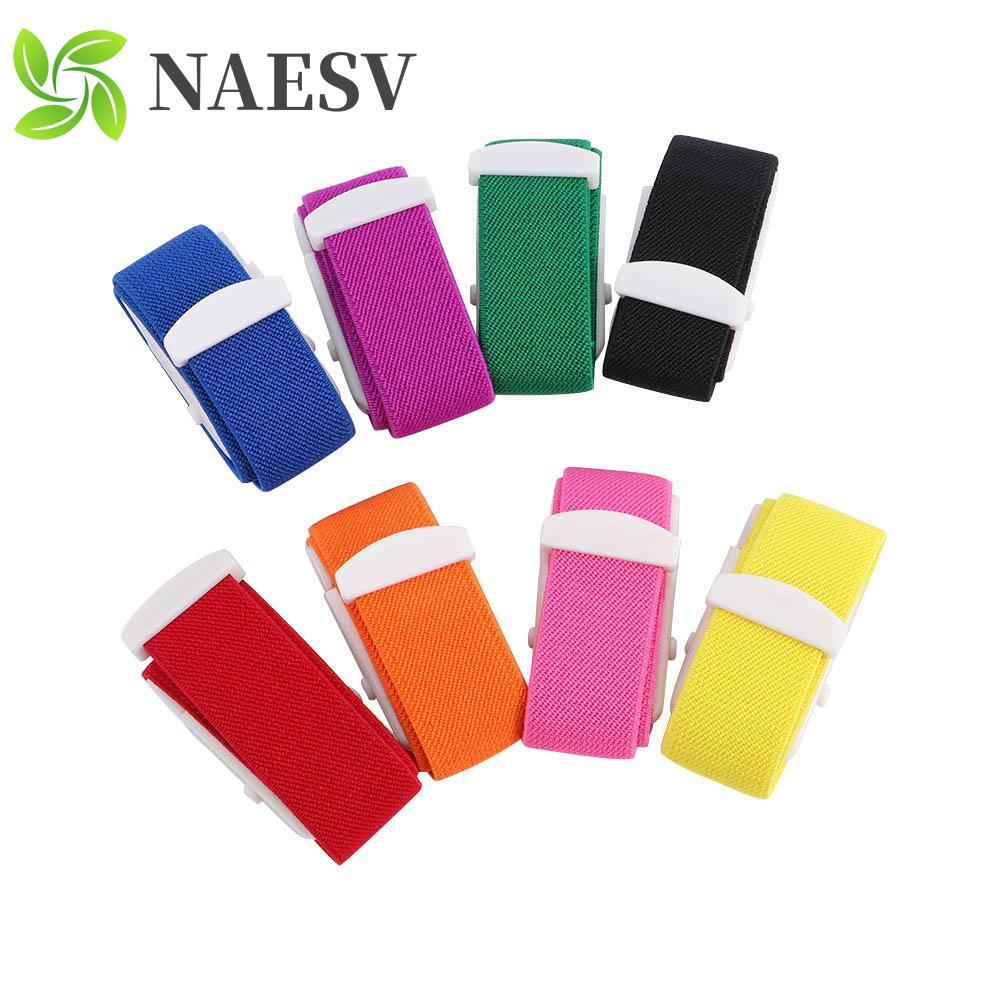 NAESV Torniquete Colorido Algodão Externo Paramédico Fio De Látex Bandagem De Emergência