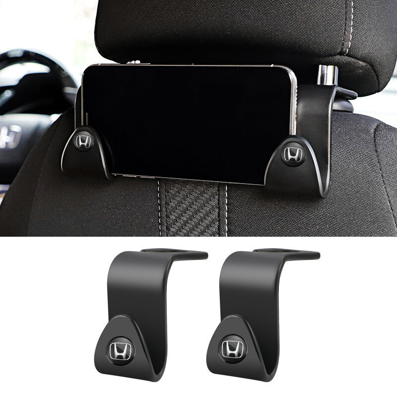 2 Peças de Ganchos Portáteis para Encosto de Banco de Carro, Acessórios para Honda Civic, Accord, Odyssey, Prelude, CRV,