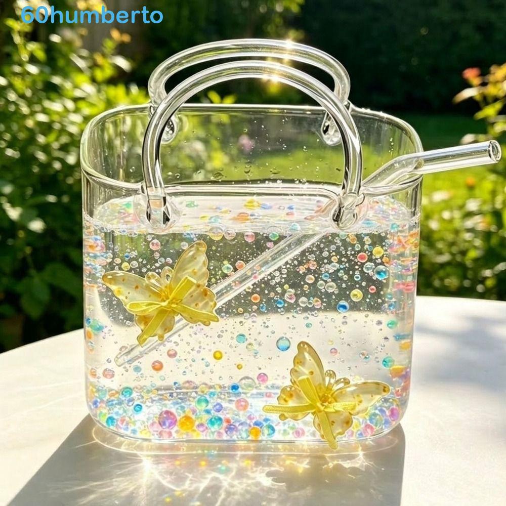 Copo De Vidro De Bolsa HUMBERTO , Copos De Coquetel Criativos Transparentes Inovadores , Vinho De Frutas Engrossado