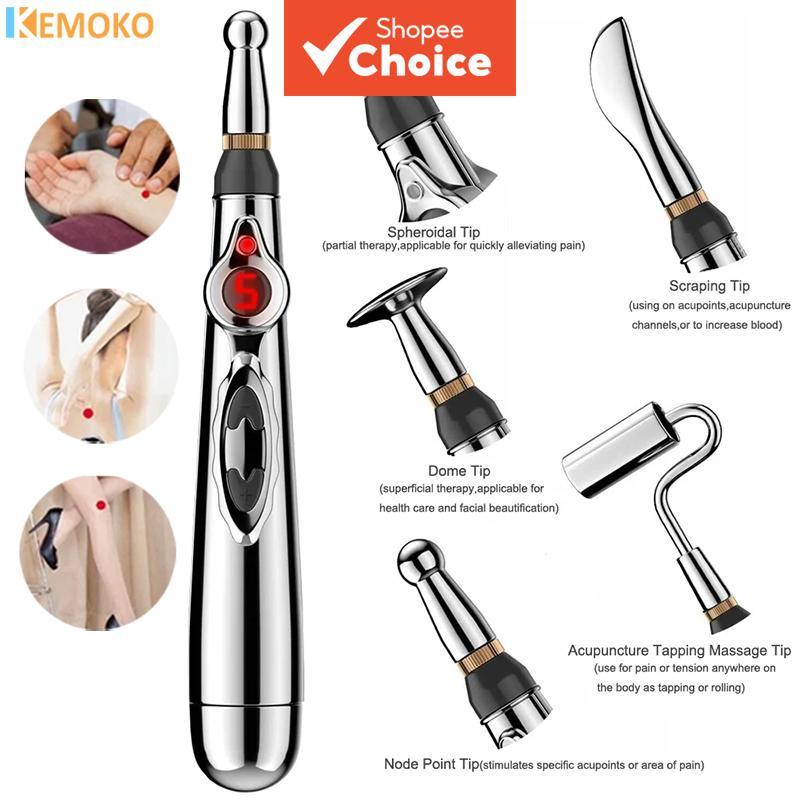 Massageador Eletrônico De Caneta De Acupuntura Para Terapia De Saúde A Laser Alívio Da Dor De Energia Meridiana 3-5 Cabe
