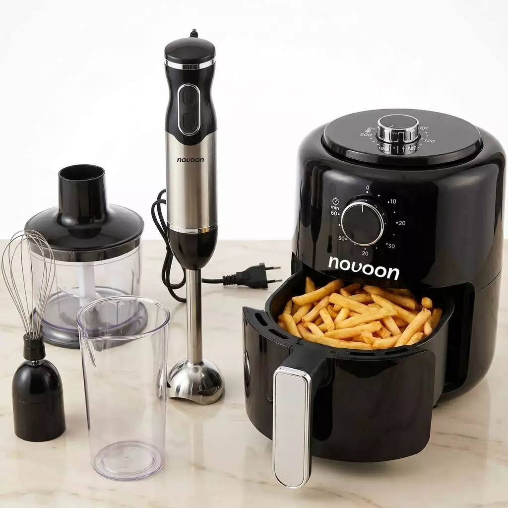 KIT AIR FRYER 2L E MIXER COMPLETO — imagem 1