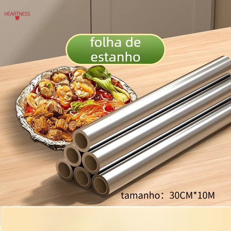 Fritadeira de ar de folha de alumínio dedicada, folha de alumínio resistente a altas temperaturas, folha de alumínio dom