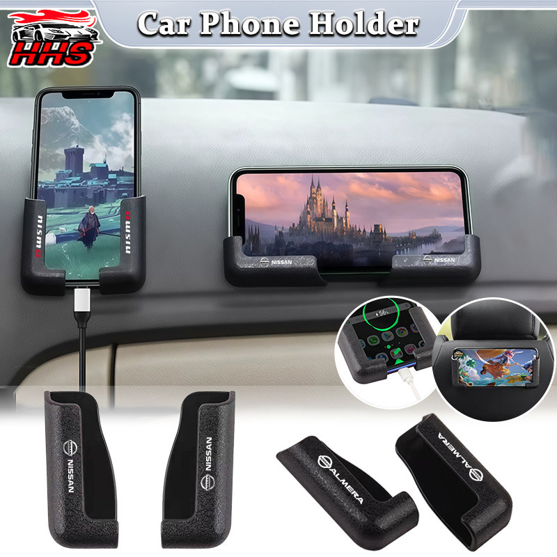 Suporte Para Celular Carro Com Largura Ajustável Nissan Armazenamento Multifuncional Universal Estilo Autoadesivo Kicks