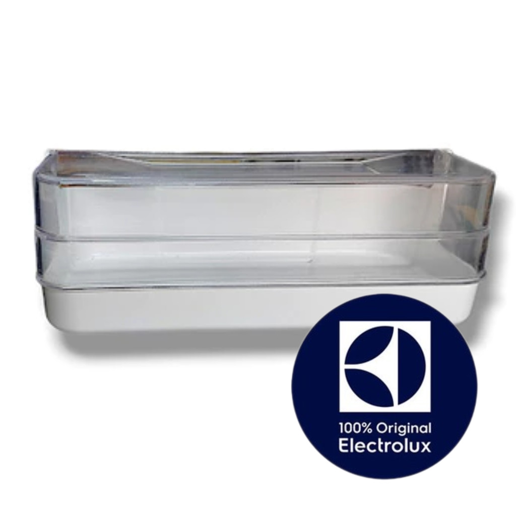 PRATELEIRA PEQUENA DE PORTA GELADEIRA ELECTROLUX ORIGINAL - DC51 - DC51X - DF51 - DF51X - IF51 - IF51X