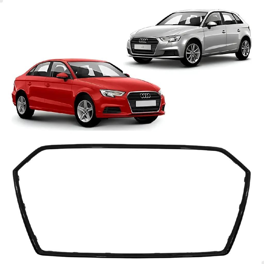 Friso Moldura Grade Superior Dianteira Audi A3 2017 2018 2019 2020 Black Piano 8V5853651B