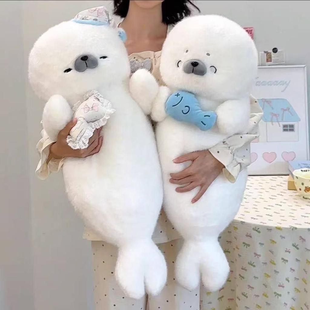 Bonito selo brinquedo de pelúcia boneca presente de aniversário tamanho grande barato Chan bebê selo presente para namor