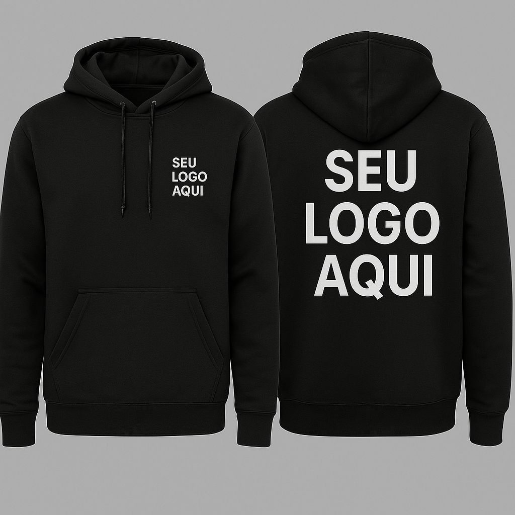 Moletom Canguru PERSONALIZADO Sua Arte Aqui | Estampa Exclusiva | Presente Criativo | Unissex