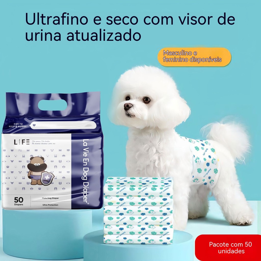 Fraldas Para Cães Masculinos , Animais De Estimação De Pelúcia E Pequenos , Calças De Segurança Período Fisiológico