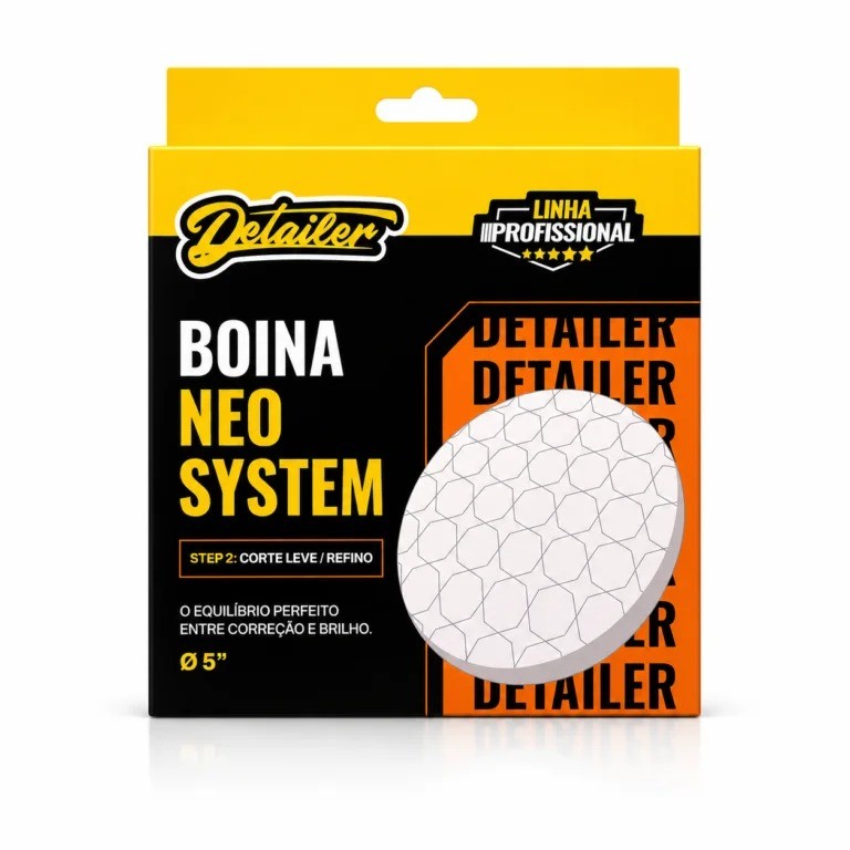 Boina Laranja Corte Leve Neo System 5" DETAILER
