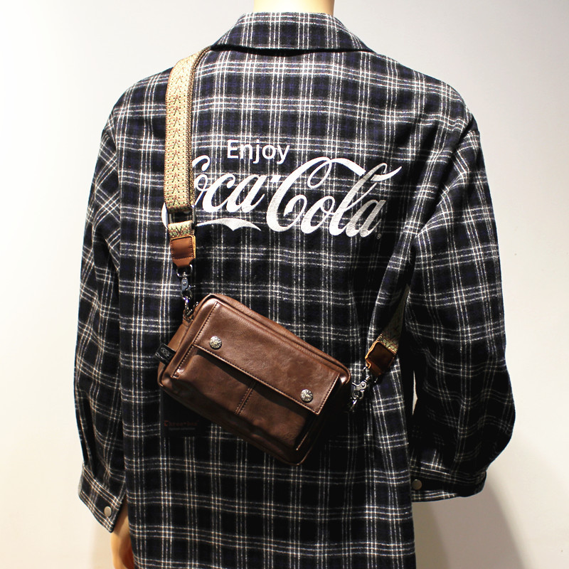 Threebox Street Wear Masculino Cor Fita Bolsa de Ombro Casual Versão Coreana Bolsa Masculina Cross-body Sports Masculino