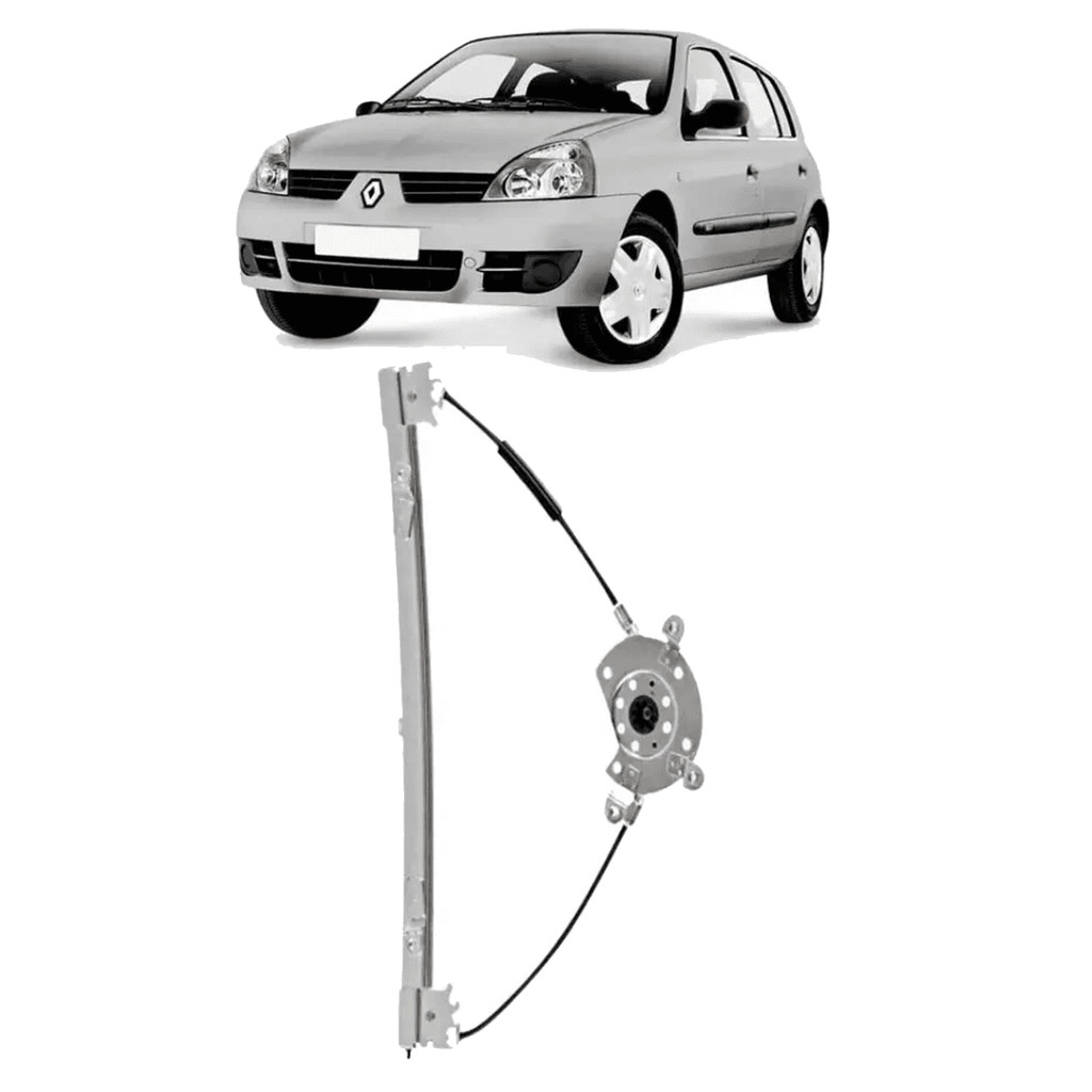 MAQUINA VIDRO ELETRICA PORTA DIANTEIRA CLIO 99 SYMBOL/ MOTOR MABUCHI 4P LE