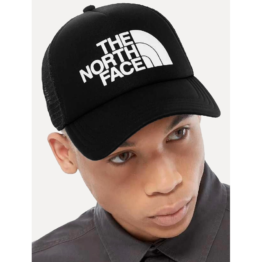 Boné The North Face Logo Trucker Preto