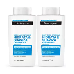 Kit 2 Hidratante Corporal Neutrogena Body Care Intensive Hidrata & Suaviza 400ml