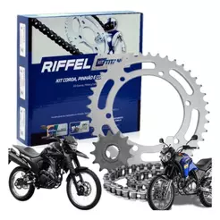 Kit Relação Transmissão Tração Teneré Lander 250 2009 2010 2011 2012 2013 A 2025 Original Riffel