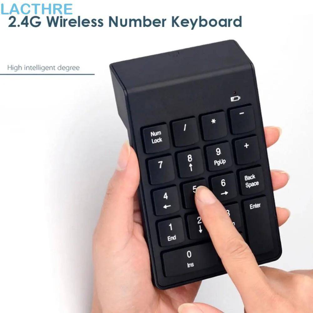 Teclado Sem Fio LACTHRE , Mini Digital Com Design Fino De 18 Teclas , Numérico Portátil Bluetooth
