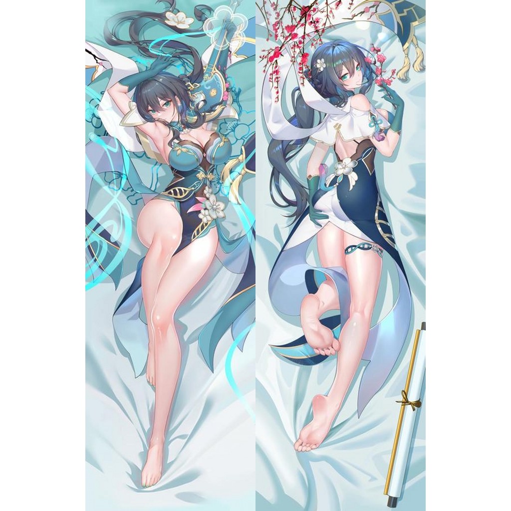 Jogo De Anime Honkai : Star Rail Ruan Mei Cosplay Dakimakura Fronha Abraçando O Corpo Prop