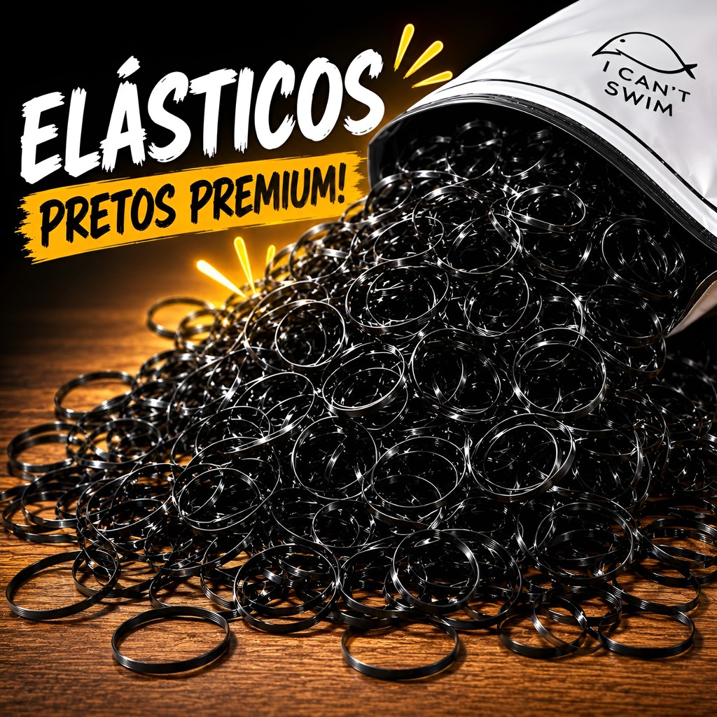 Kit 2000 Elásticos de Silicone para Cabelo Feminino Multicolorido + Bolsa