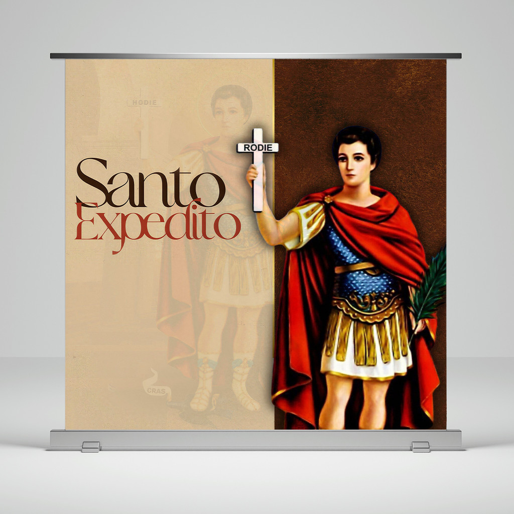Painel Religioso 145x145cm Santo Expedito MV25466