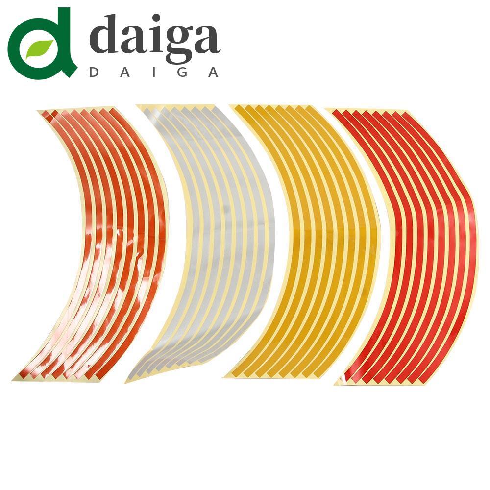 DAIGA Motocicletas Roda Adesivo Motocicleta Adesivos De Carro De Bicicleta 17 " 18 " Fita De Aro De