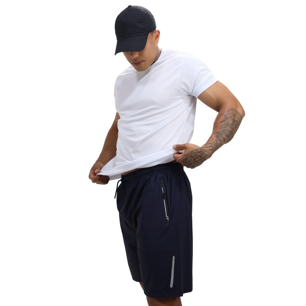 Bermuda Shorts Masculina Importada Com Elastano e Detalhe Refletivo  Academia Sport
