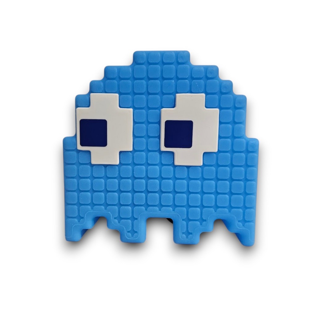 Luminária Gamer Ghost Inky Pac-Man Arcade Namco Azul