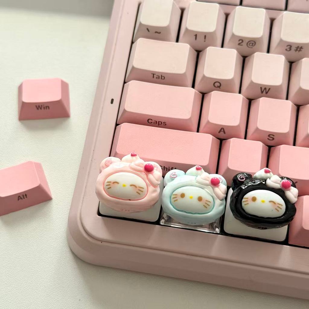 Universal eixo cruz keycap ctrl chave teclado mecânico universal keycap bonito telha auxiliar presente translúcido