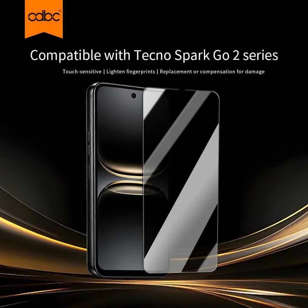 CDBC Para Caixa Automática Sem Poeira , Vidro Temperado Tecno Spark 40 Pro + 20 Bolhas , Cola Completa , Protetor De Tel