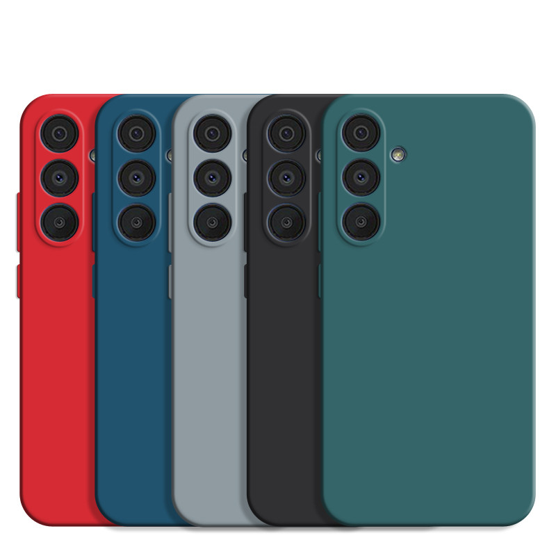 Para Samsung Galaxy A25 Caso A05S A05 A15 A25 A35 A55 5G Capa À Prova De Choque Luxo Líquido Silicone Telefone Volta