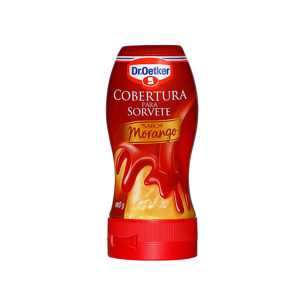 Cobertura para Sorvete Dr. Oetker - Sabor Morango 190g 🍓✨ TMB02