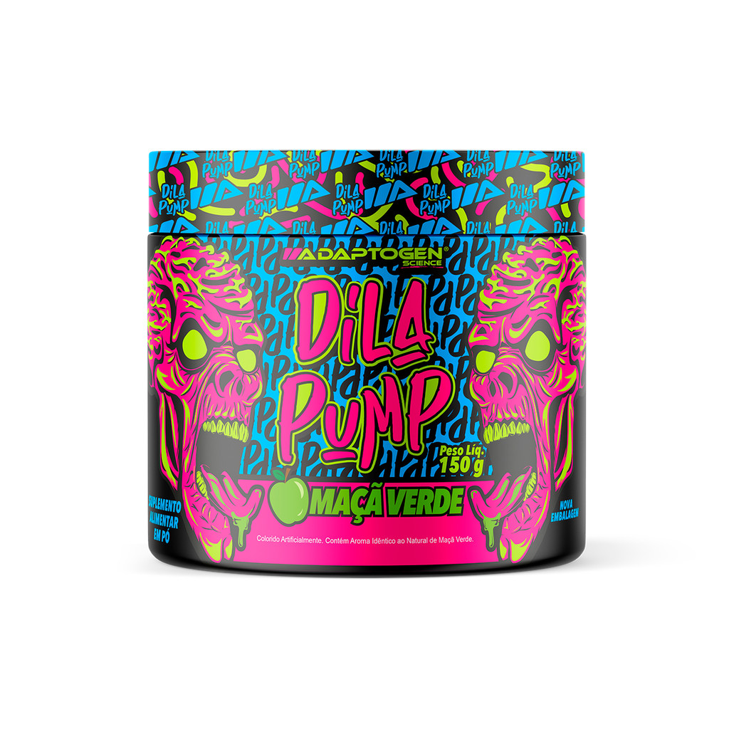 Dila Pump Pre Treino Sem Cafeina 150g Adaptogen Science Vasodilatador
