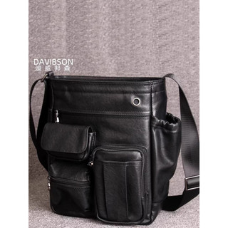 Novo estilo maleta masculina de couro genuíno estilo Vertical saco embreagem saco de couro negócios ombro mensageiro sac
