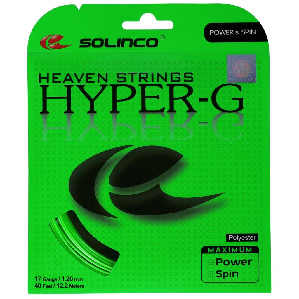 Corda Solinco Hyper G 17L 1.20mm Verde - Set Individual