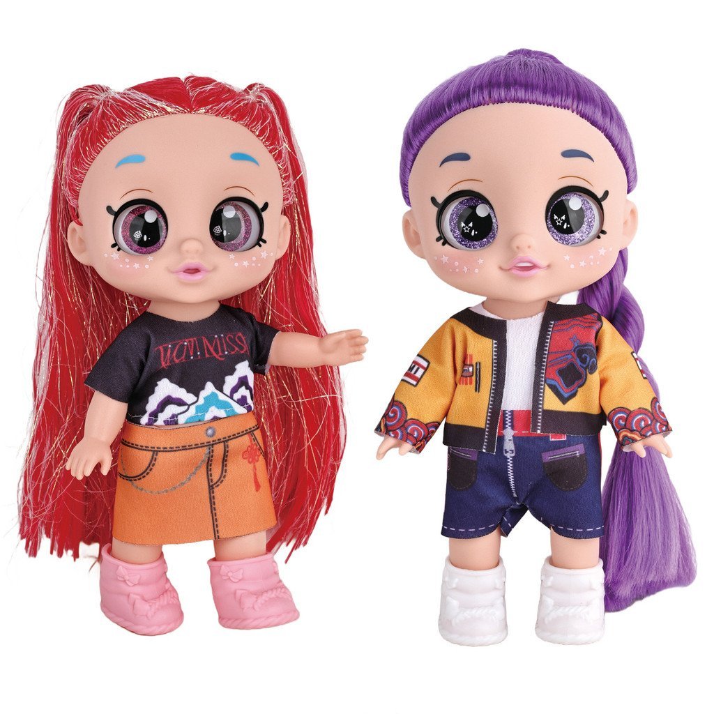 ⭐ ⭐ Boneca Articulada de 5 Pontos de Articulação, 10 e 13 Polegadas, Tema Musical K-POP Demon Hunter Girl Group, Figura 
