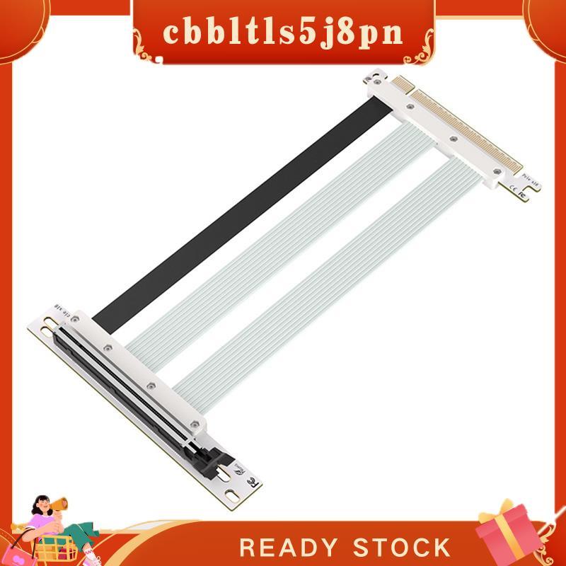 Cabo Riser PCI-E 5.0 X16 De Extensão De Placa De Vídeo 90 ° GPU De Montagem Branco
