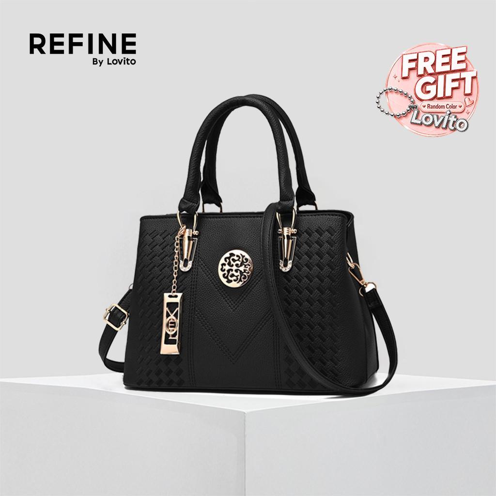 (Refine by Lovito) Bolsa Tiracolo Compacta Para Mulheres LFR13117