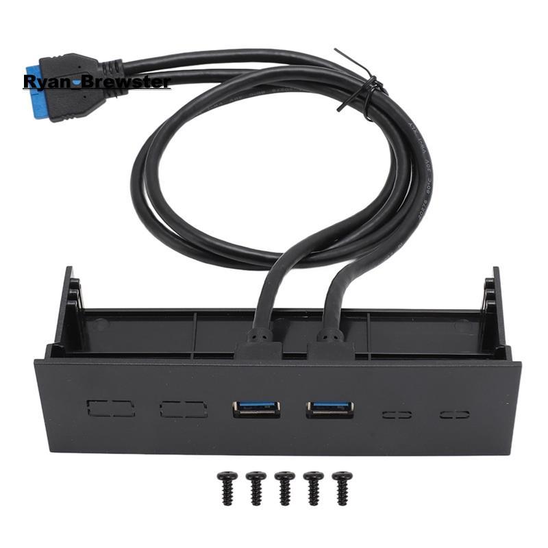 [Preferência R] Hub USB Do Painel Frontal De 5.25 Polegadas Porta Dupla 5 Gbps USB3.0 Unidade Óptica Placa De Expansão D