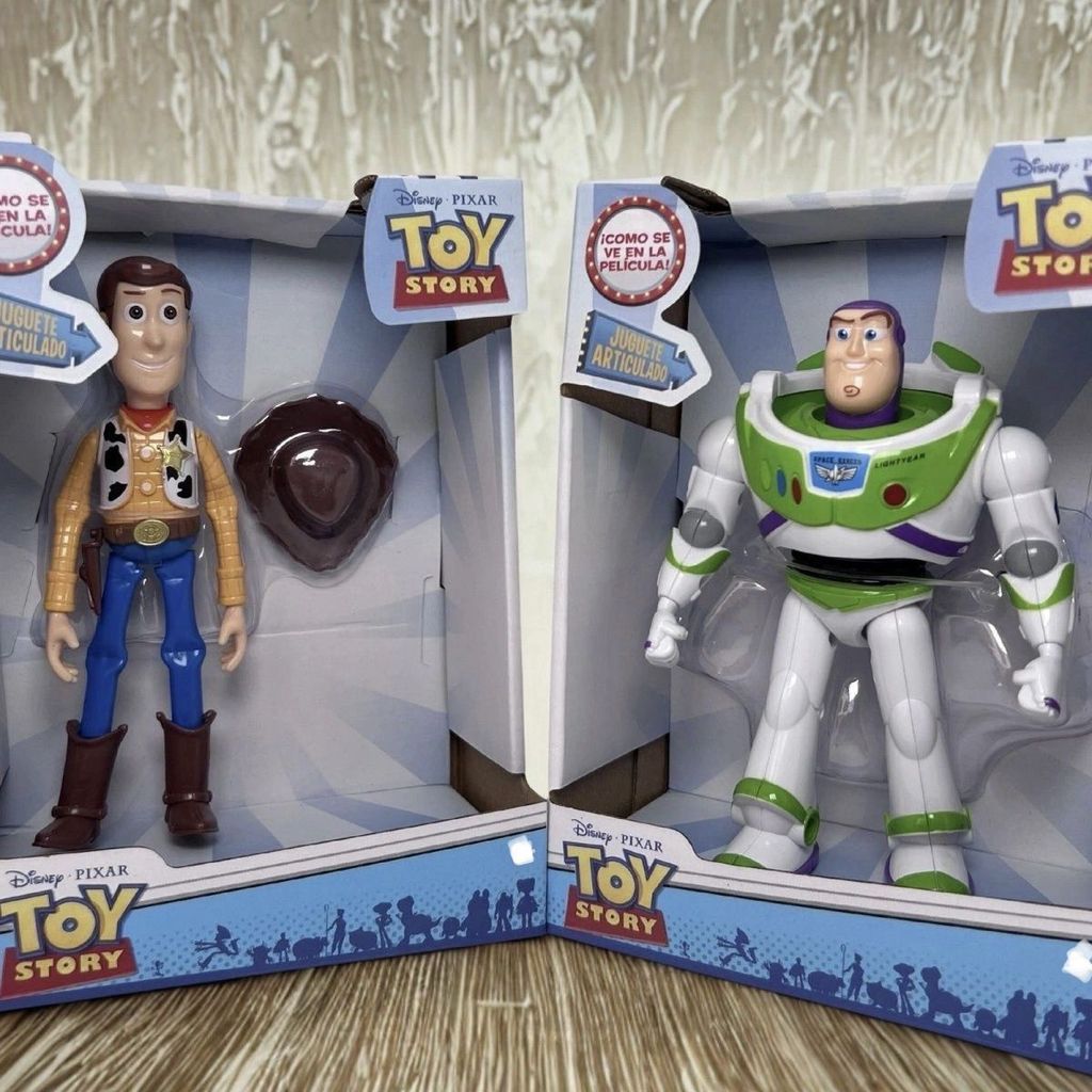 Toy Story Buzz Lightyear Woody Clássico Ornamento Móvel Feito À Mão Presente De Aniversário Requintado
