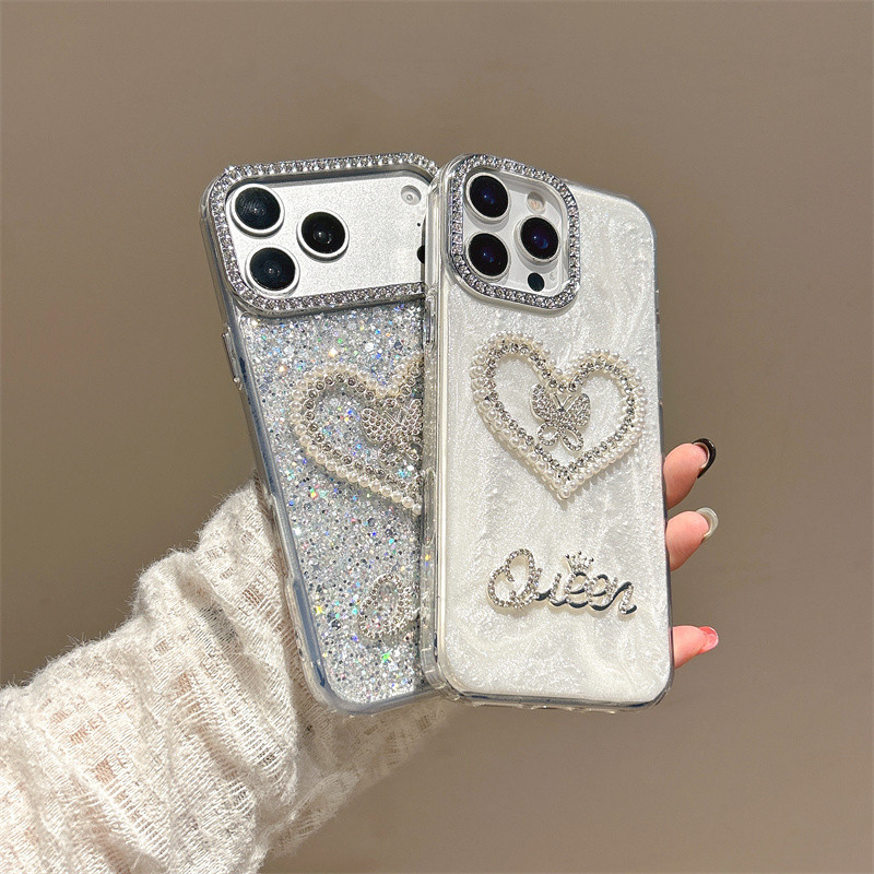 Adequado Para Iphone 17 Promax 6/7/8 X/XS Xms XR11 12 13 14 15 16 Inclui Pro Max/Plus Capa De Telefone Com Laço De Coraç