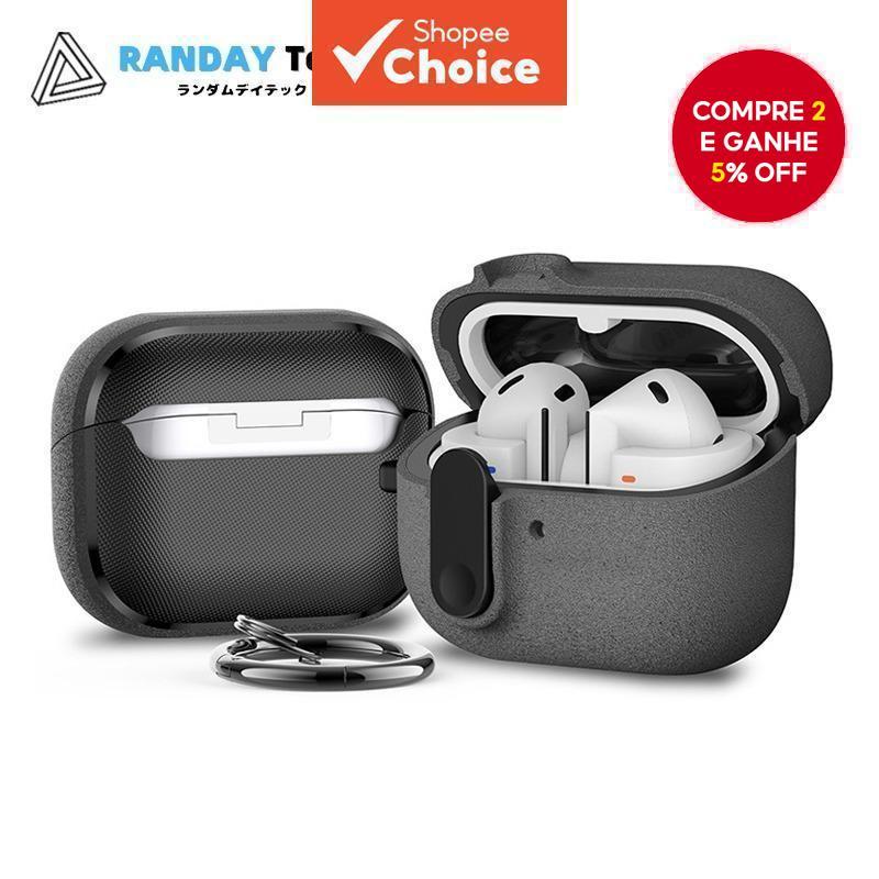 Capa para Galaxy Buds 3 / 3 Pro com Fechadura e Chaveiro para Samsung Galaxy Bud