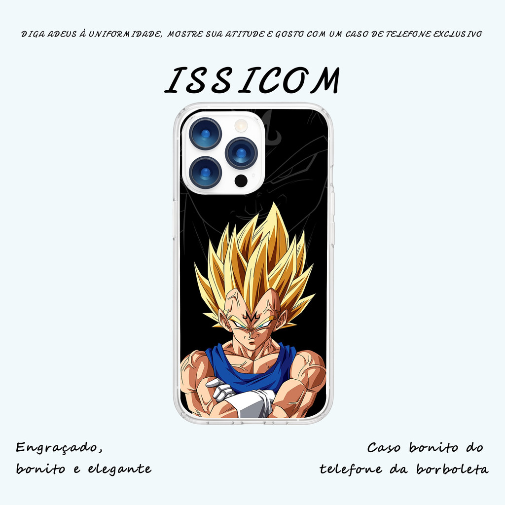 Popular Anime Goku Para  capinha capinha iphone capa iphone iPhone XR até 17 Pro Max