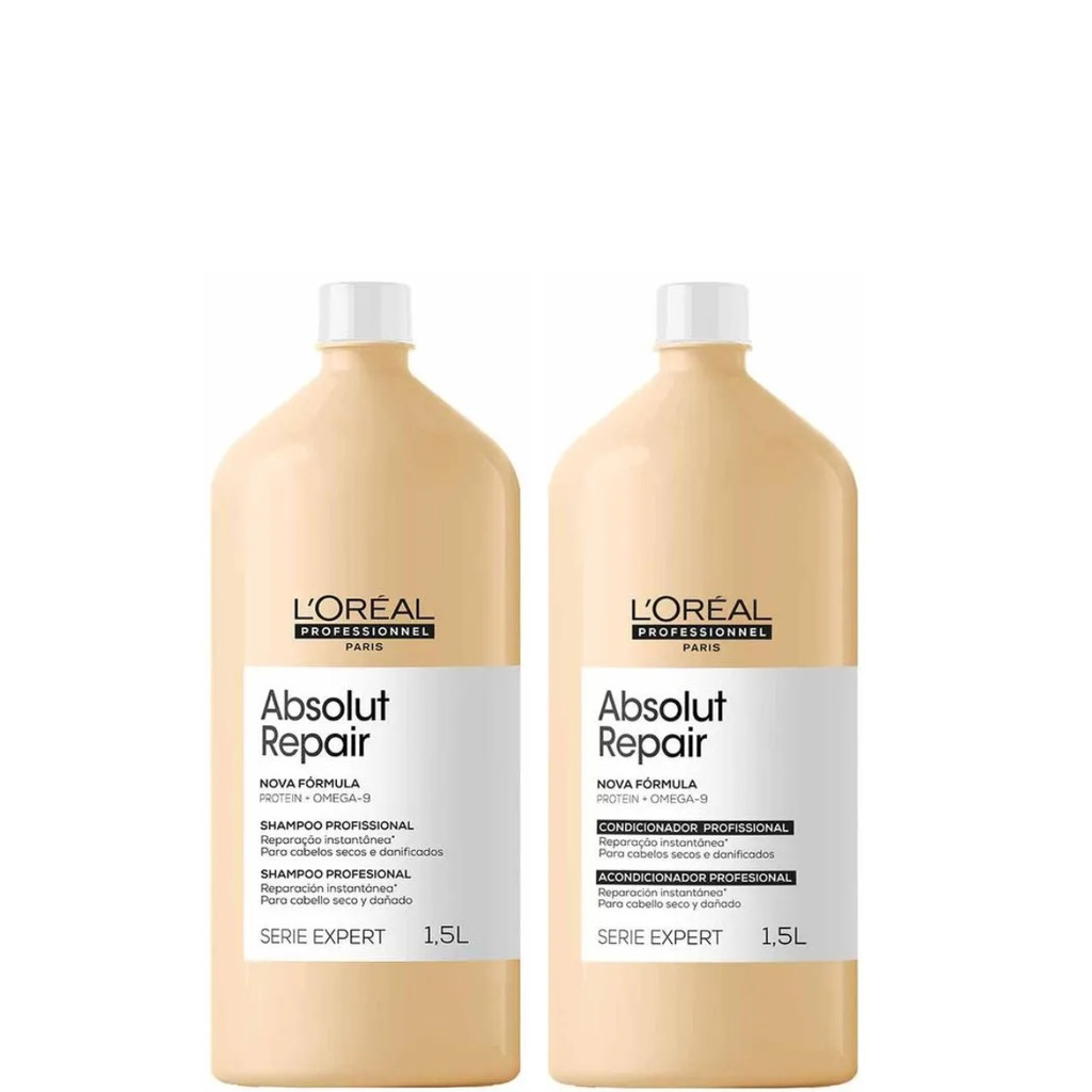 Kit Shampoo e Condicionador Absolut Repair Loreal 1,5L
