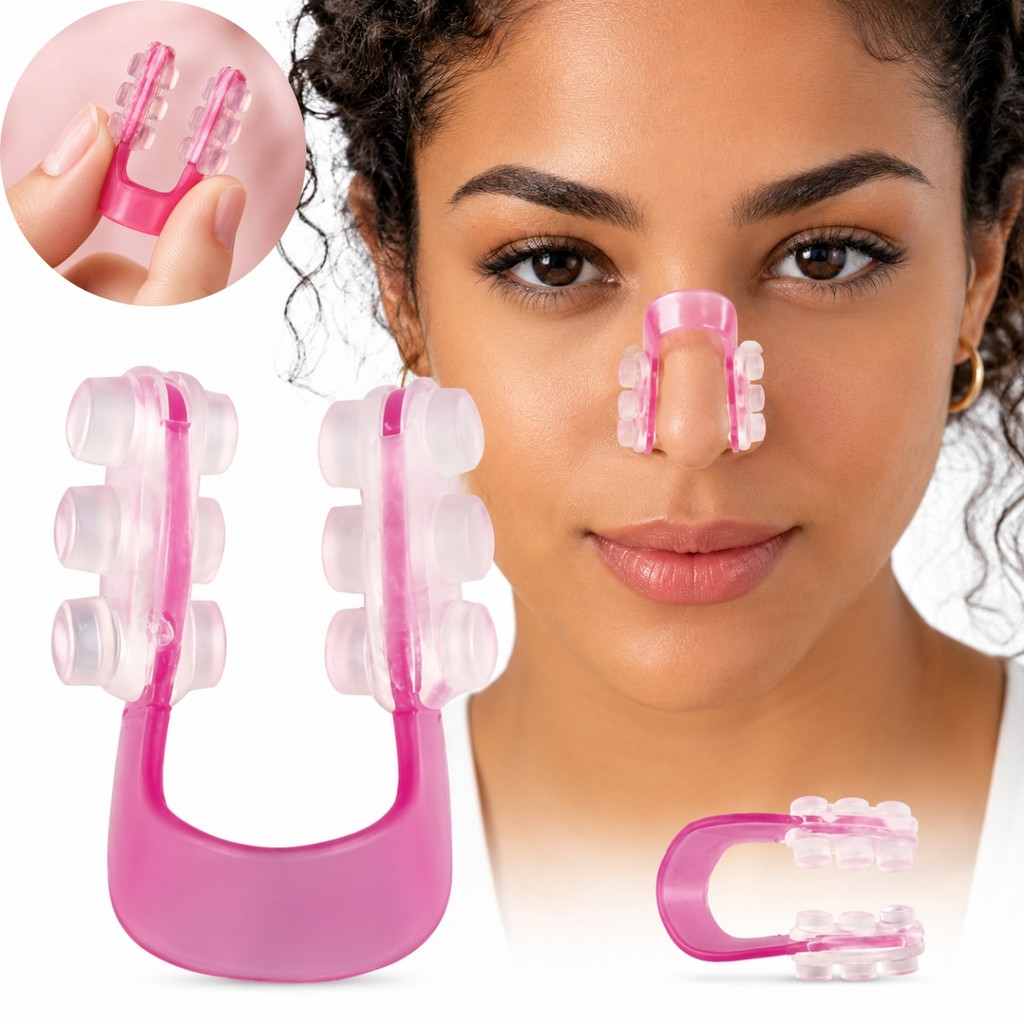 Modelador De Nariz Silicone Nose Up Clipe Nasal Afinador Estético Facial Massageador Nariz