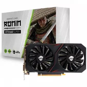 Placa de Vídeo Gamer Ninja NVIDIA GeForce GTX 1660 Super Ronin, 6GB GDDR6 192bit GN-PV-NVGTX1660S6D6