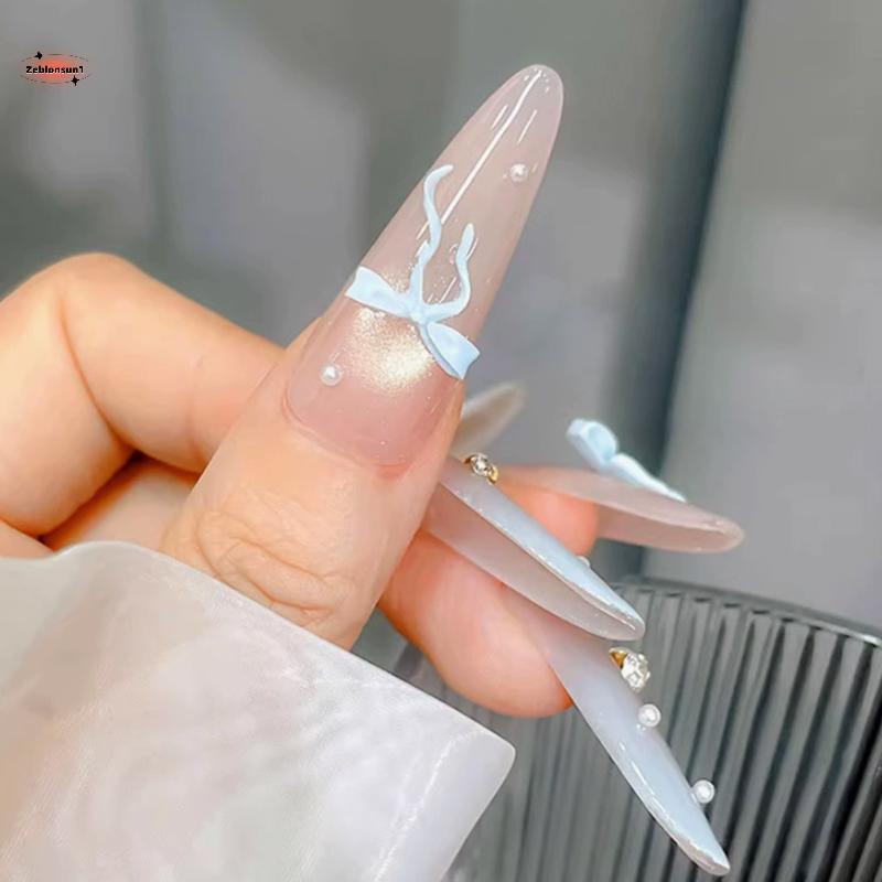 ZEB Silicone Molde Da Arte Do Prego 3D Coelho Arco Forma Clara Flexível DIY Placa Para Acrílico Gel Decoração Quente